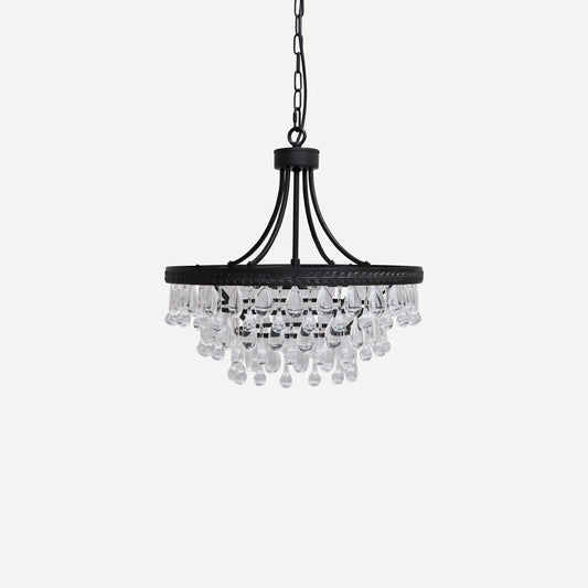 Ljuskrona med Droppformade Glasprismor | Versailles