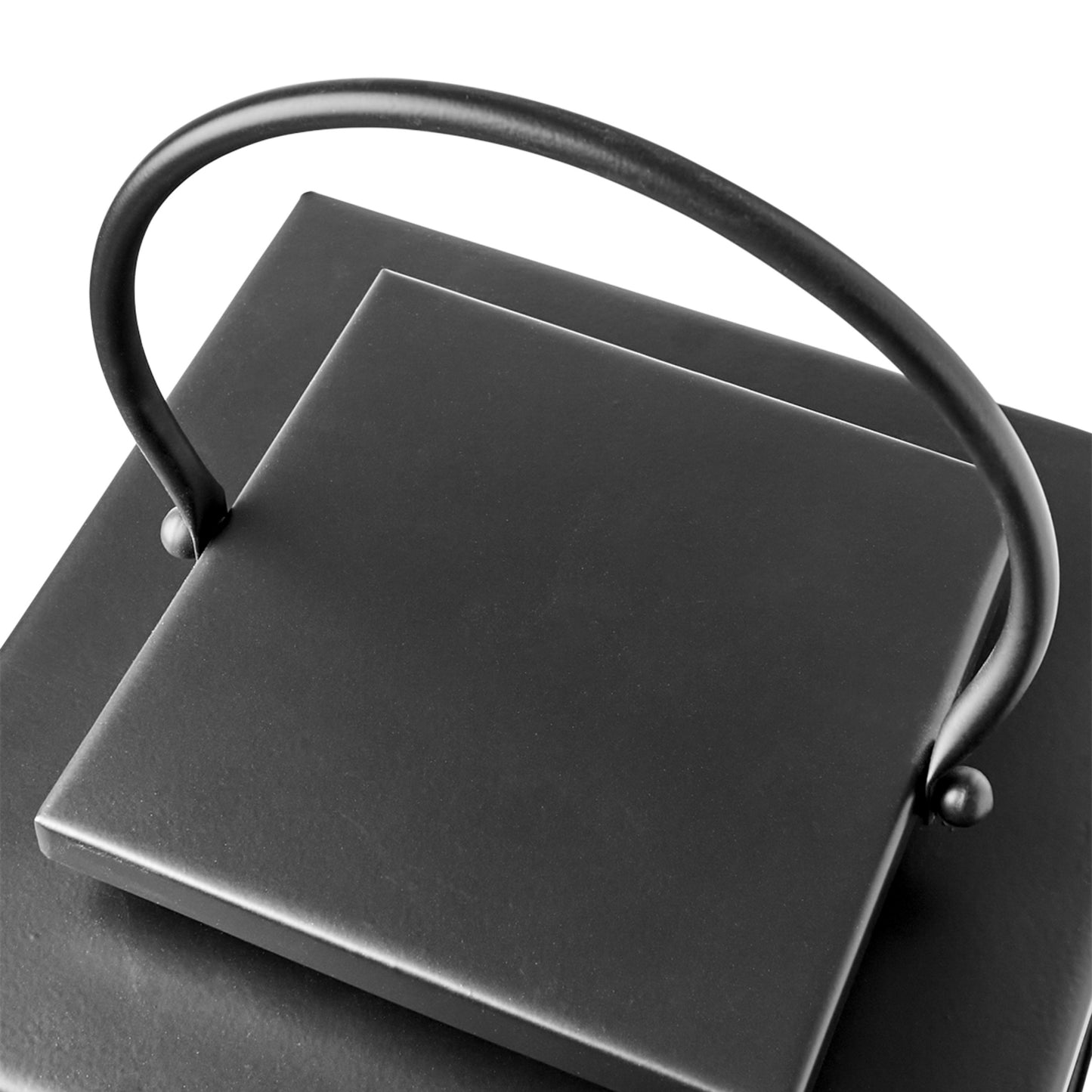 Stor Lykta i Svart Metall 70 cm | Clinton