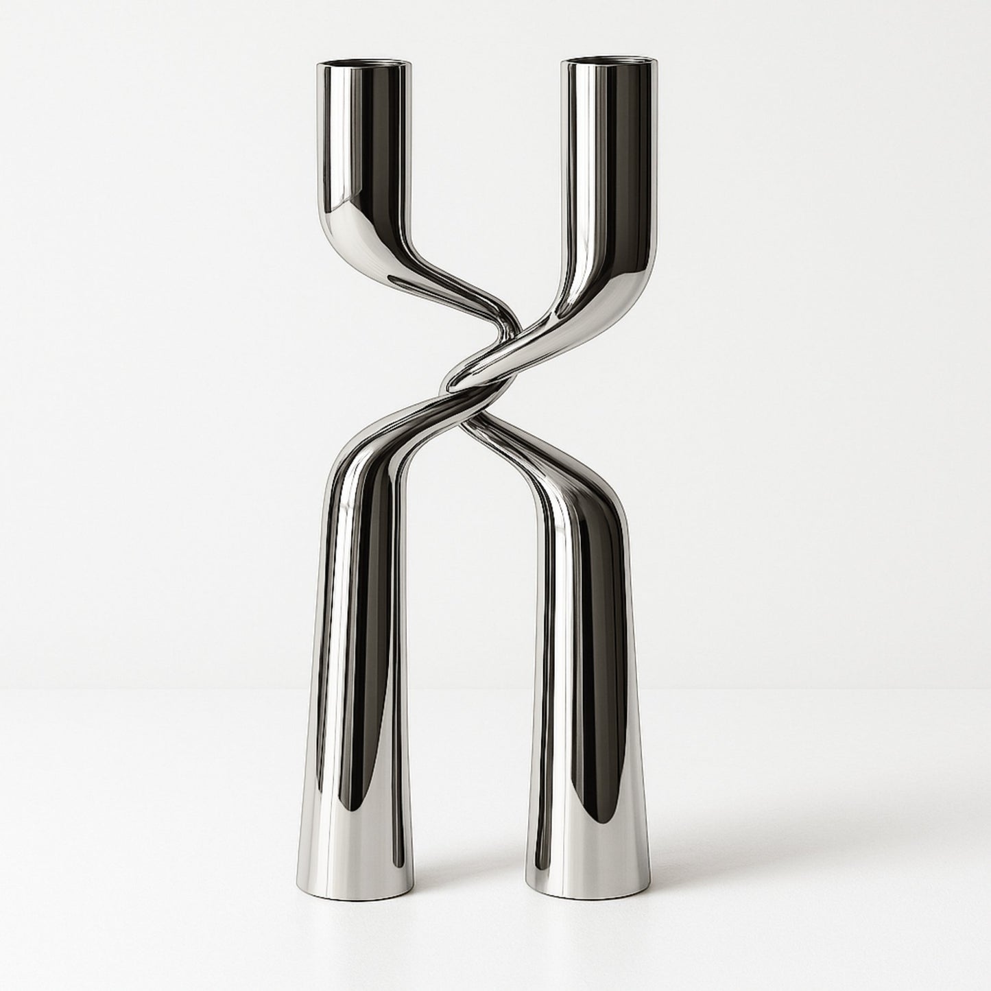 Exklusiv specialdesignad silverljusstake i tungmetall – Silvéra
