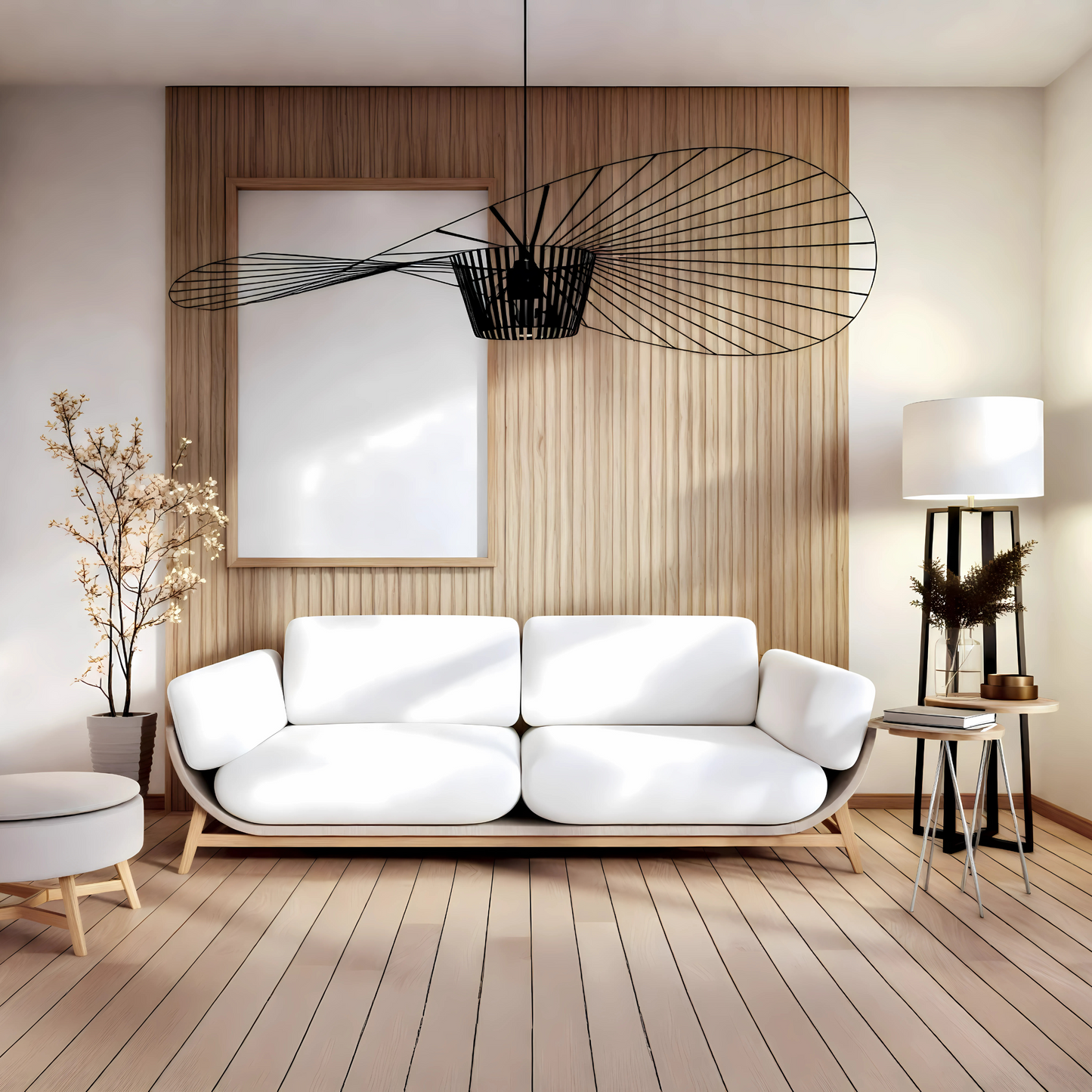 Designerlampa med Skulptural Form – Ikona