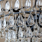 Versailles – Ljuskrona med Droppformade Glasprismor av Chic Antique