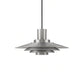 Taklampa Borstad Aluminium – LED E27, 38cm – Kök & Vardagsrum