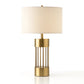 Bordslampa i koppar med Guldtonad finish – Velora
