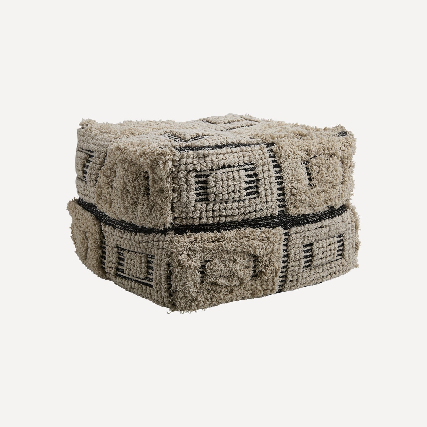 Handgjord Sittpuff i Ull & Bomull | MINNA