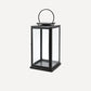 Stor Lykta i Svart Metall 70 cm  | Clinton