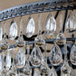 Ljuskrona med Droppformade Glasprismor | Versailles
