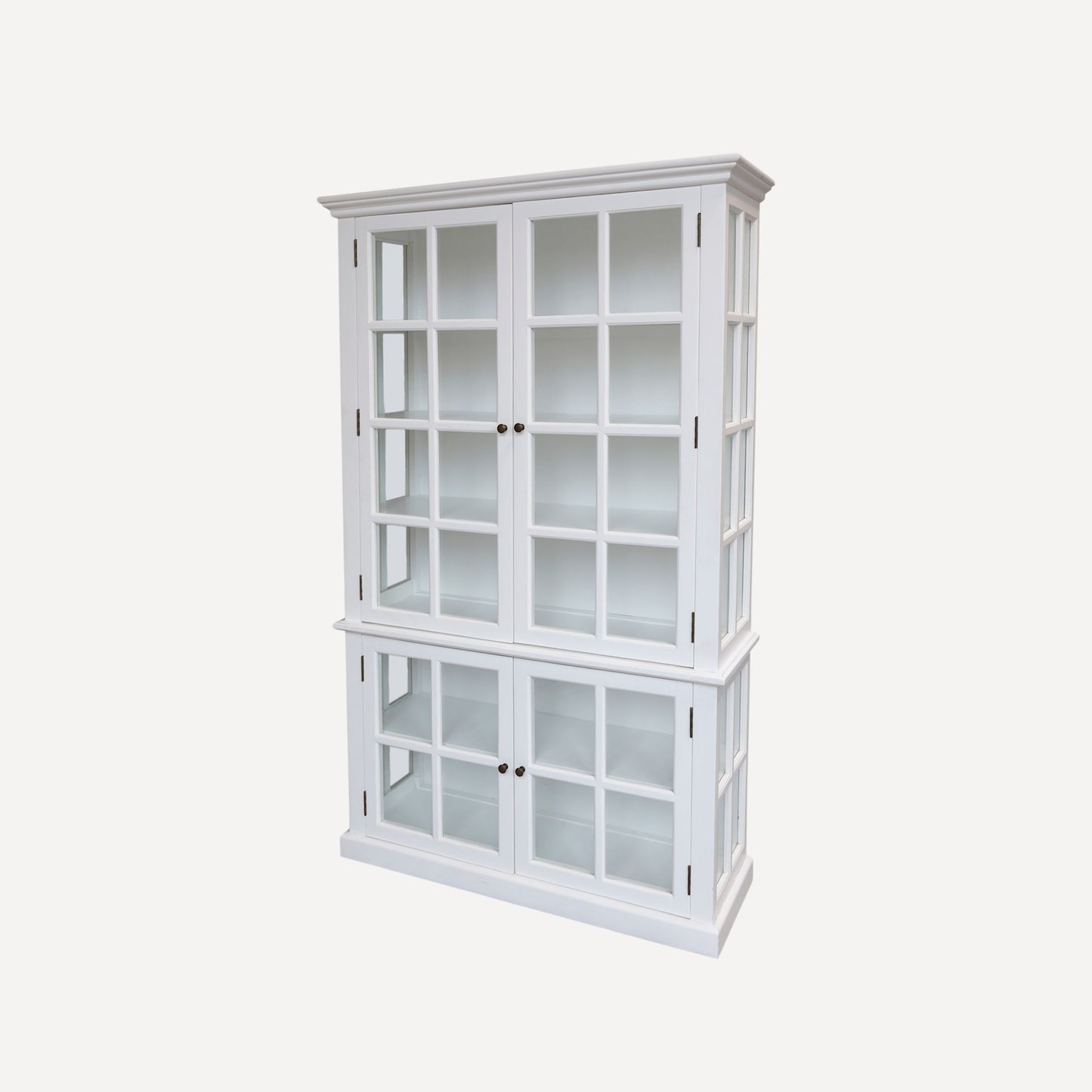 Marseille Vitrinskåp – 4 Dörrar & Hyllor (Chic Antique)