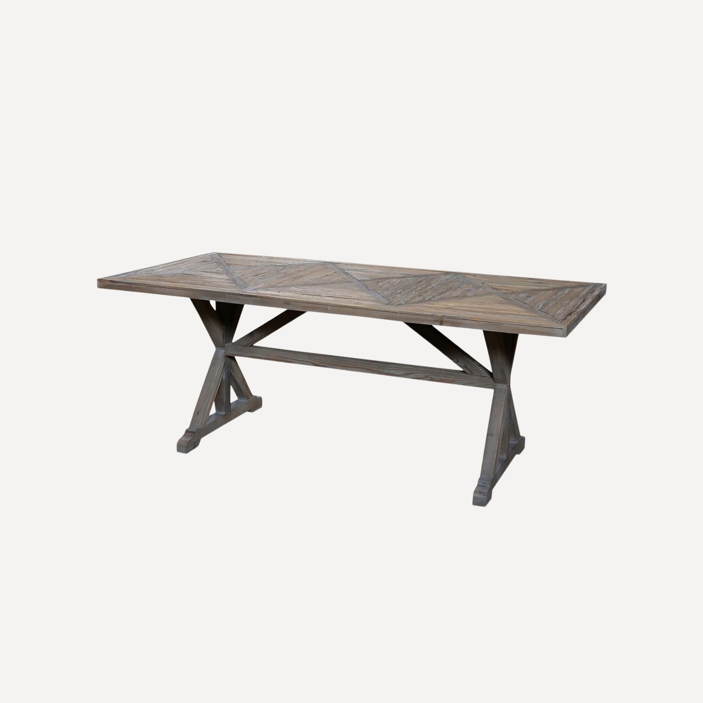 Chic Antique – Fransk Matbord i Massivt Återvunnet Trä