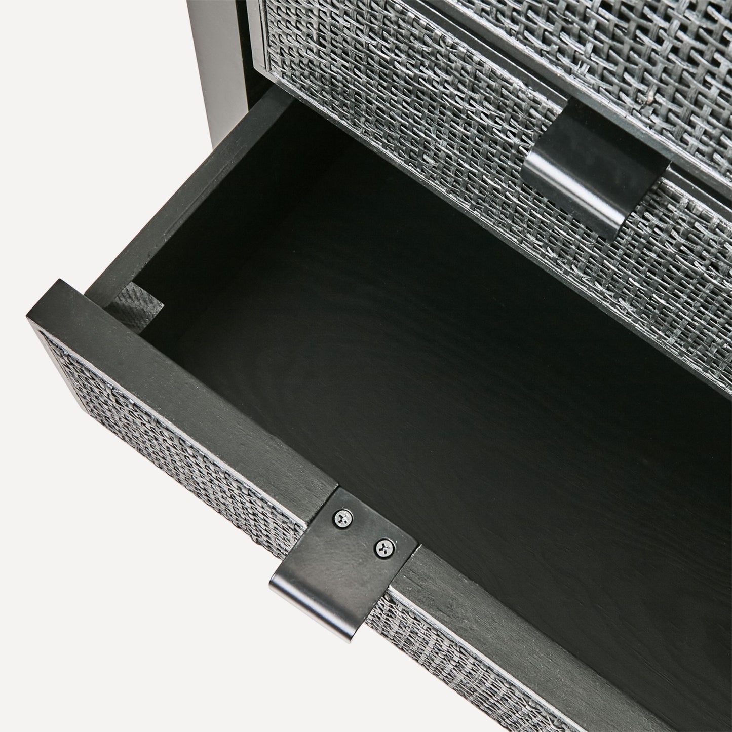 Harry skåp i svart med furu och rotting – Affari of Sweden