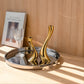 Nordisk Ljusstake 16cm i Gulddesign