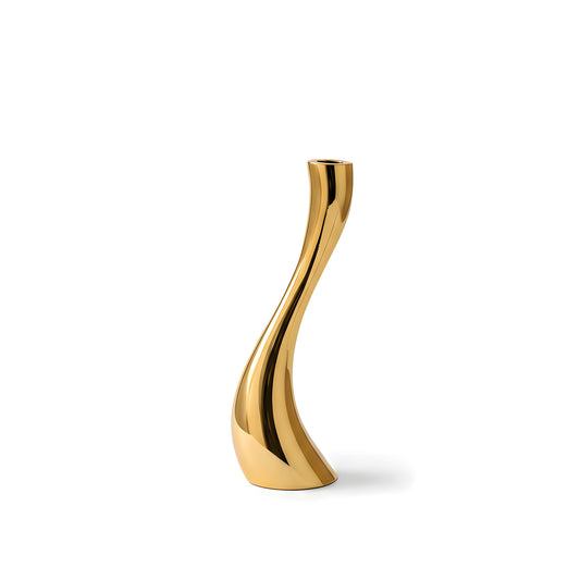 Nordisk Ljusstake 16cm i Gulddesign