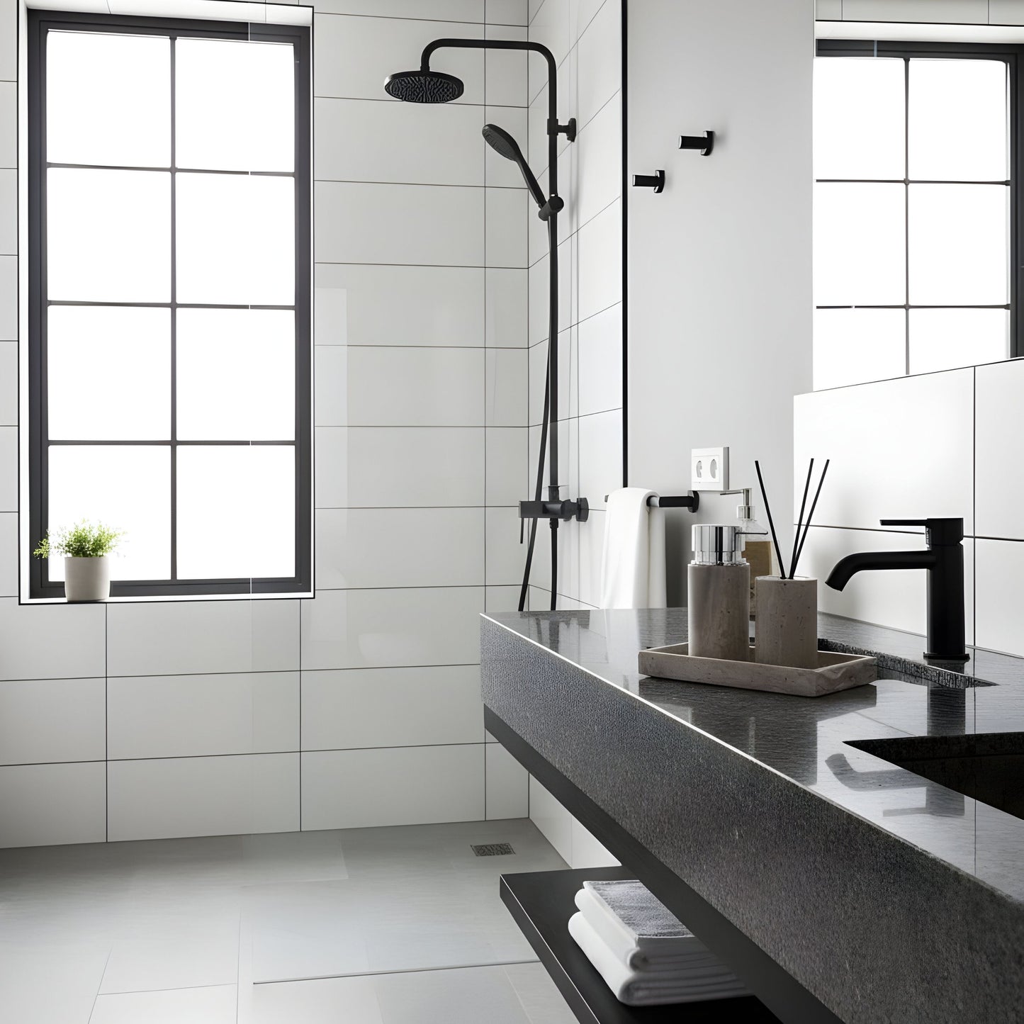 Travertin Harmoni – Badrumsset (3 delar)