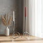 Designljusstake silver finish - 2 pack
