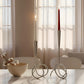 Designljusstake silver finish - 2 pack